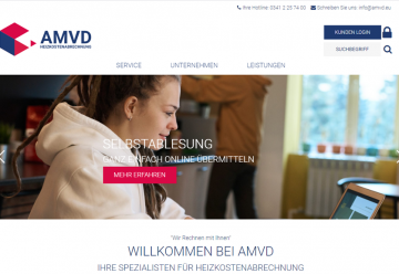 Miniaturbild zu Projekt Webseiten-Relaunch der AMVD