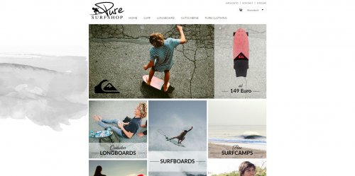 Diese Seite enthält detaillierte Informationen über das Projekt: PURE Surfshop